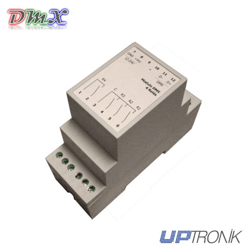 Controlador DMX 4 salidas