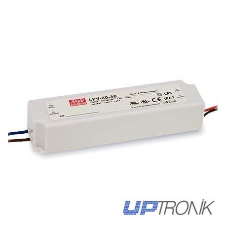 Fuente de alimentación LED LPV-60 series 60W (5V, 12V, 15V, 24V, 36V, 48V) Fuente de alimentación LED LPV-60 series 60W (5V, 12V, 15V, 24V, 36V, 48V)